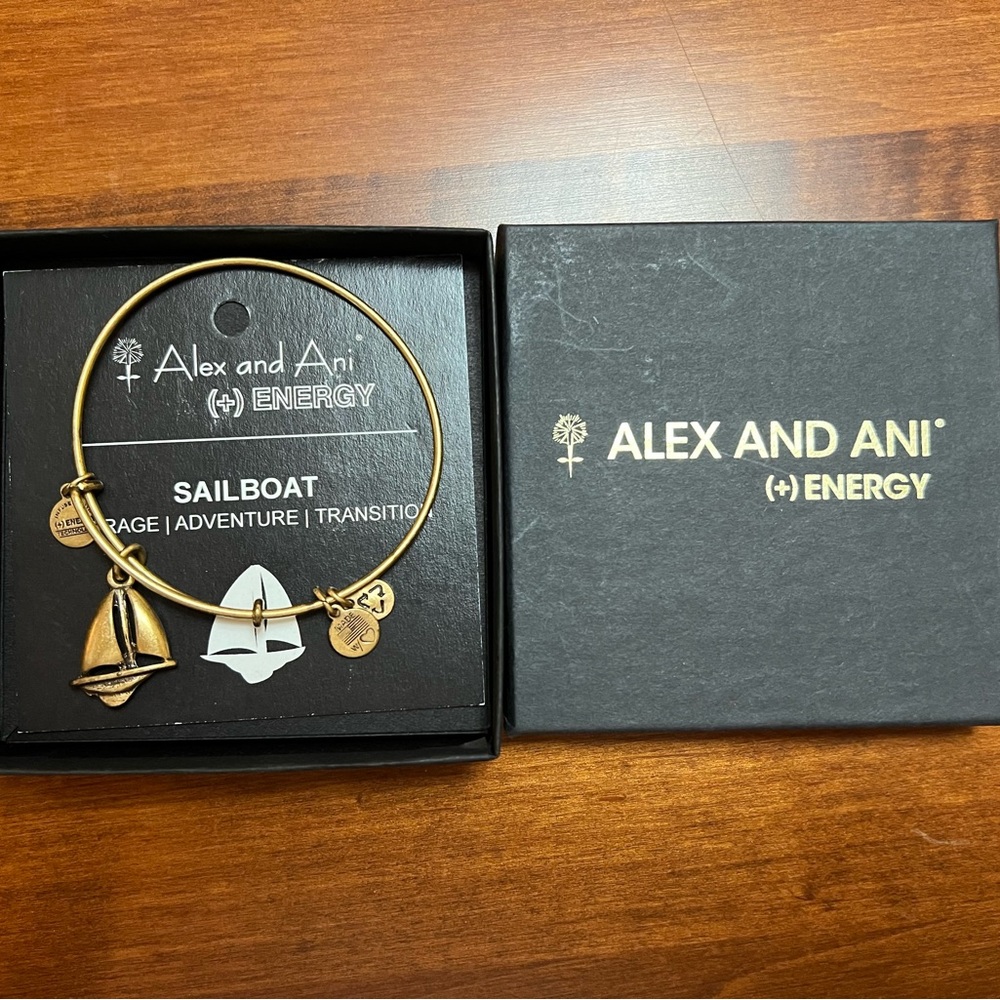 Alex & Ani “Sailboat” Bracelet - Gently Used with Box - $18